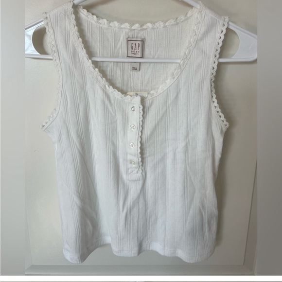 Doen x Gap pointelle tee Girls 10/12 - Picture 1 of 1